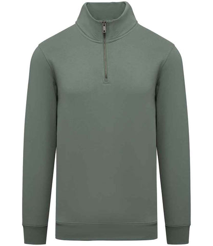 Native Spirit NS428 Quarter Zip Sweatshirt - COOZO
