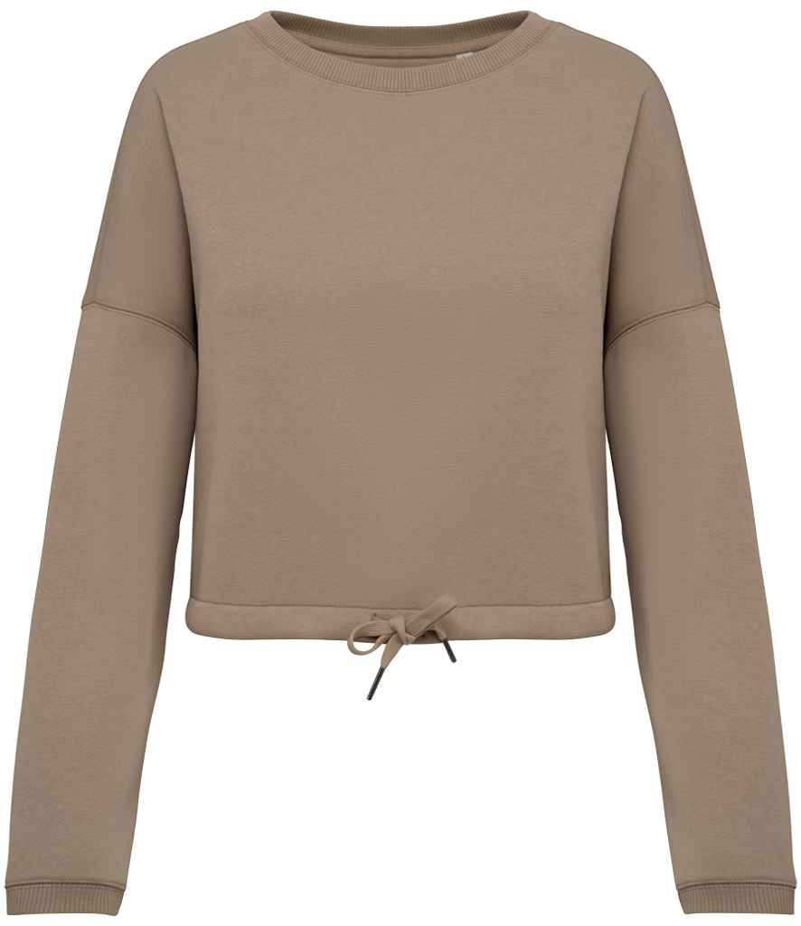 Native Spirit NS429 Ladies Oversized Cropped Sweatshirt