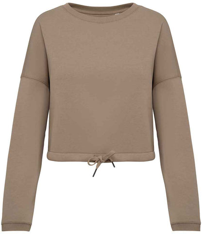 Native Spirit NS429 Ladies Oversized Cropped Sweatshirt
