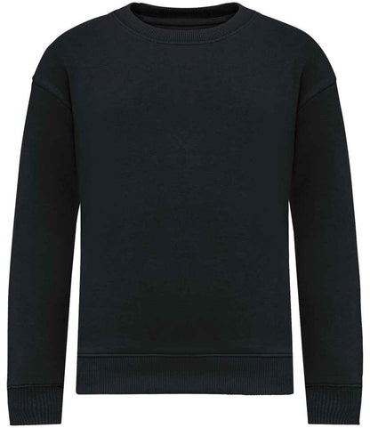 Native Spirit NS437 Kids Oversized Round Neck Sweatshirt - COOZO