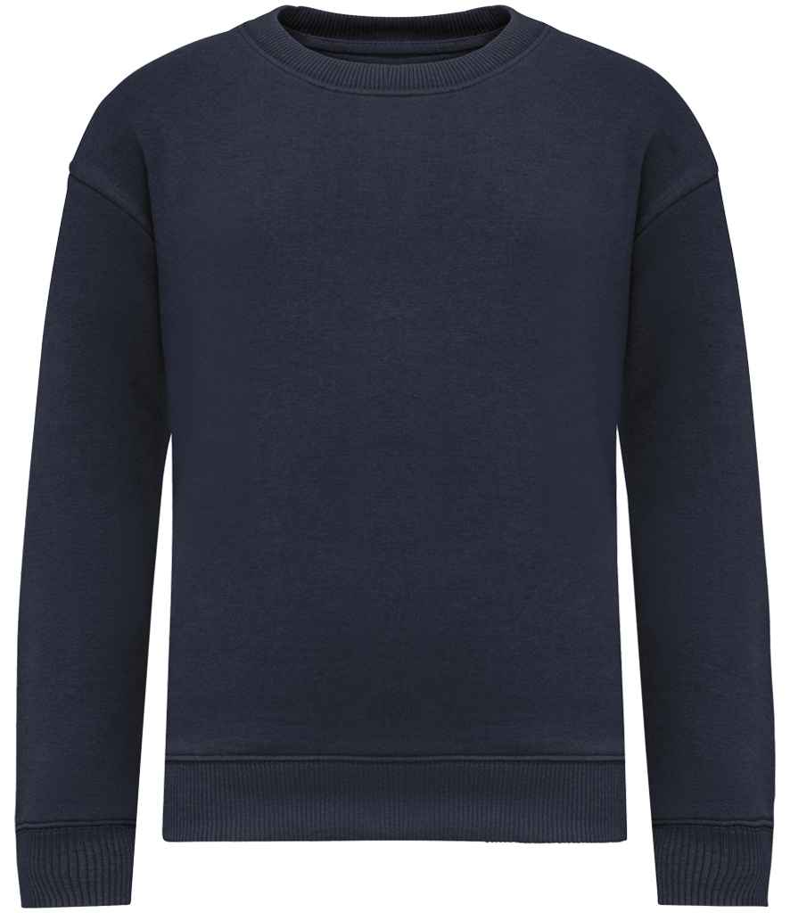 Native Spirit NS437 Kids Oversized Round Neck Sweatshirt - COOZO