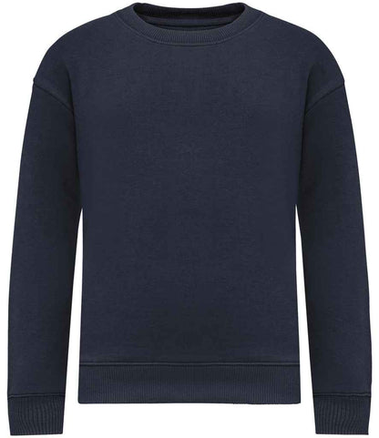 Native Spirit NS437 Kids Oversized Round Neck Sweatshirt - COOZO