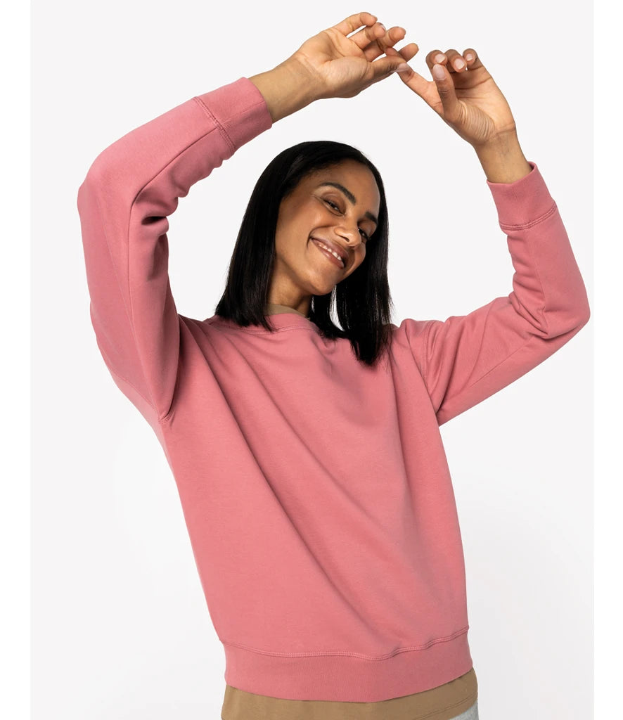 COOZO-Native Spirit Ladies Crew Neck Sweatshirt