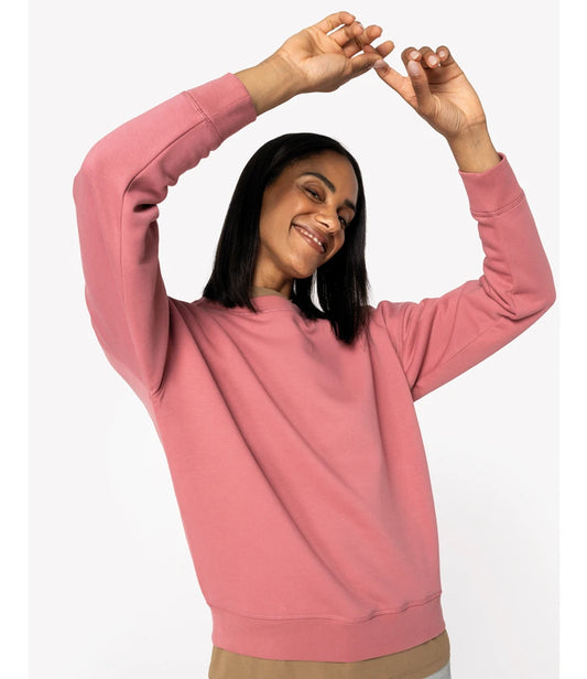 COOZO-Native Spirit Ladies Crew Neck Sweatshirt