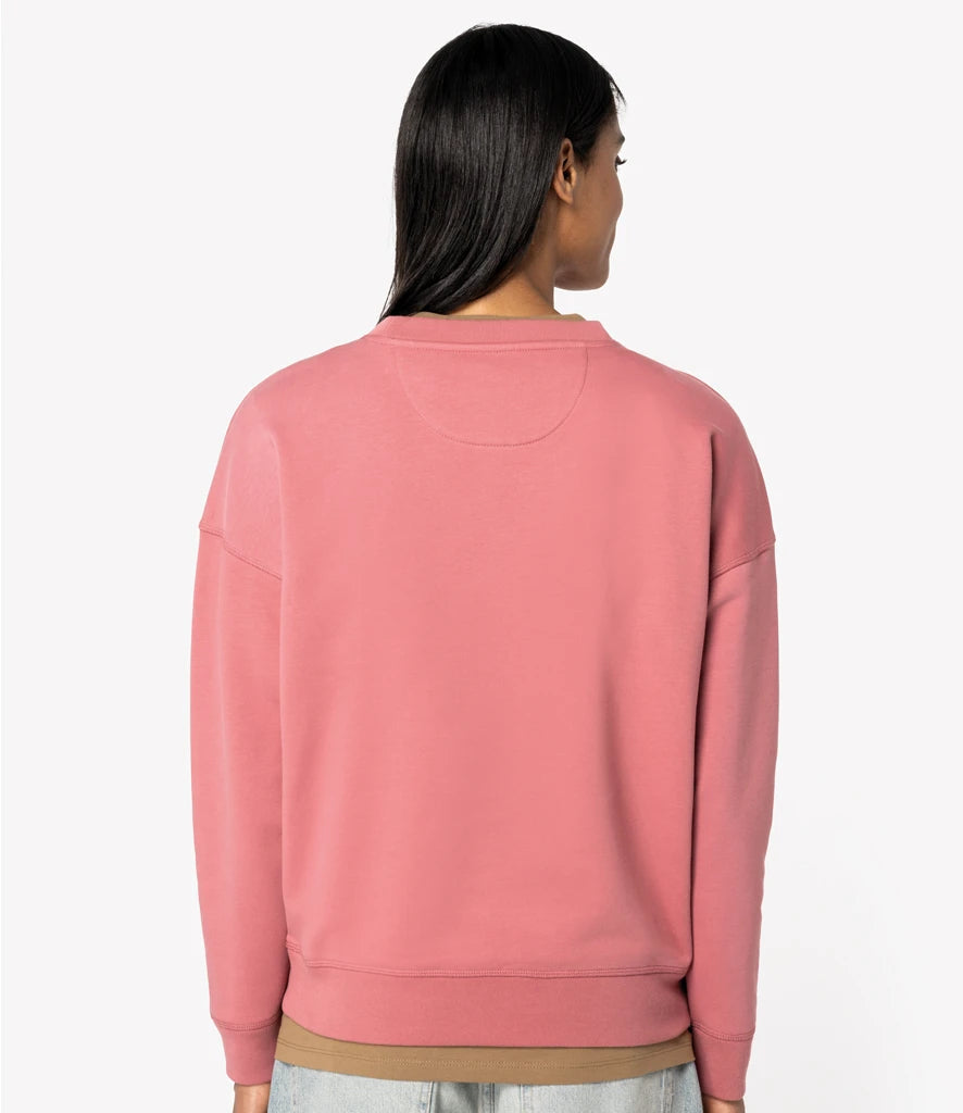 COOZO-Native Spirit Ladies Crew Neck Sweatshirt