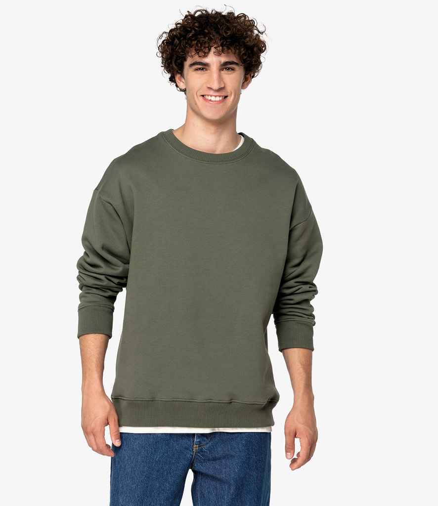 Native Spirit NS440 Oversized Round Neck Sweatshirt - COOZO