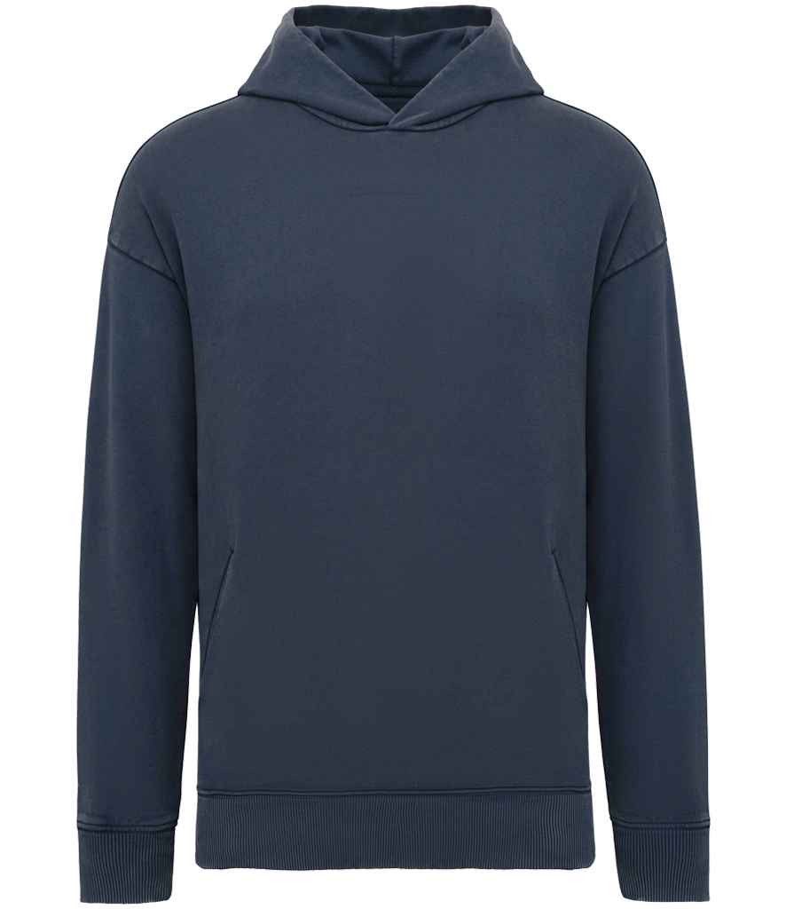 Native Spirit NS448 Washed Effect Oversized Hooded Sweatshirt - COOZO