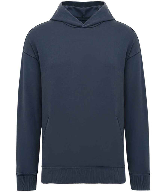 Native Spirit NS448 Washed Effect Oversized Hooded Sweatshirt - COOZO