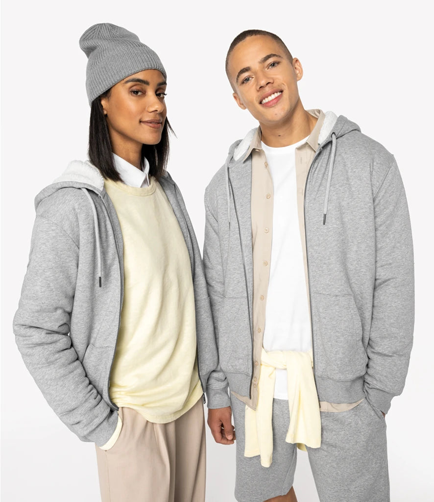 COOZO-Native Spirit Unisex Sherpa lined Full Zip Sweatshirt