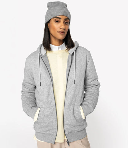 COOZO-Native Spirit Unisex Sherpa lined Full Zip Sweatshirt
