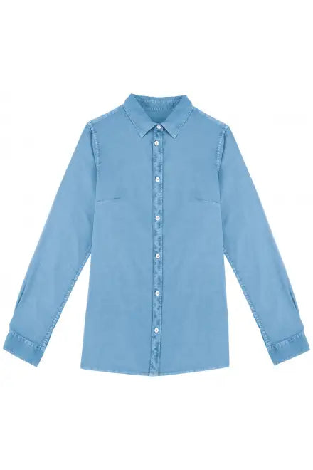 Native Spirit NS503 Ladies Washed Long Sleeve Shirt 100% organic combed cotton Classic fit - COOZO