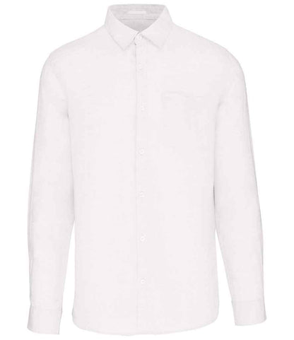 Native Spirit NS504 Long Sleeve Linen Shirt 100% linen Faded style - COOZO