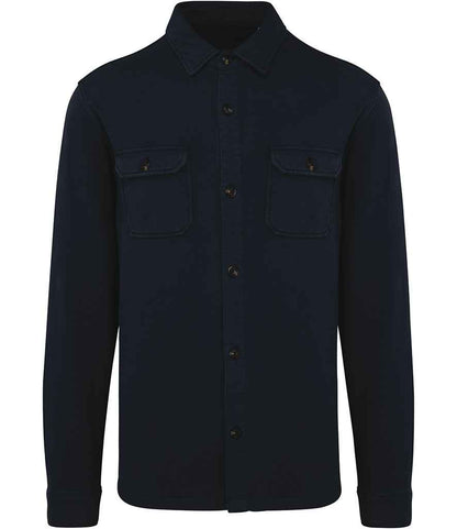 Native Spirit NS521 Faded Brushed Fleece Overshirt - COOZO