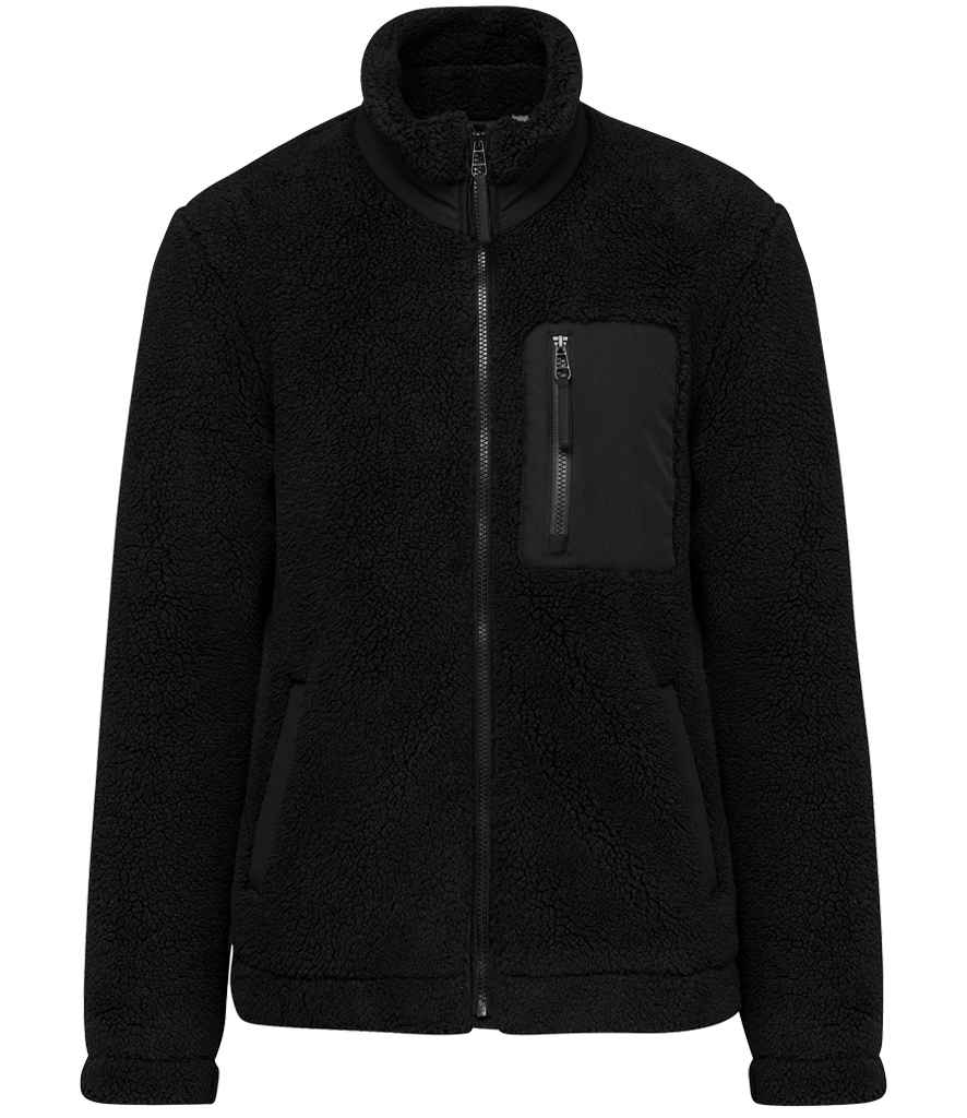 Native Spirit NS604 Unisex Sherpa Jacket 100% recycled polyester - COOZO