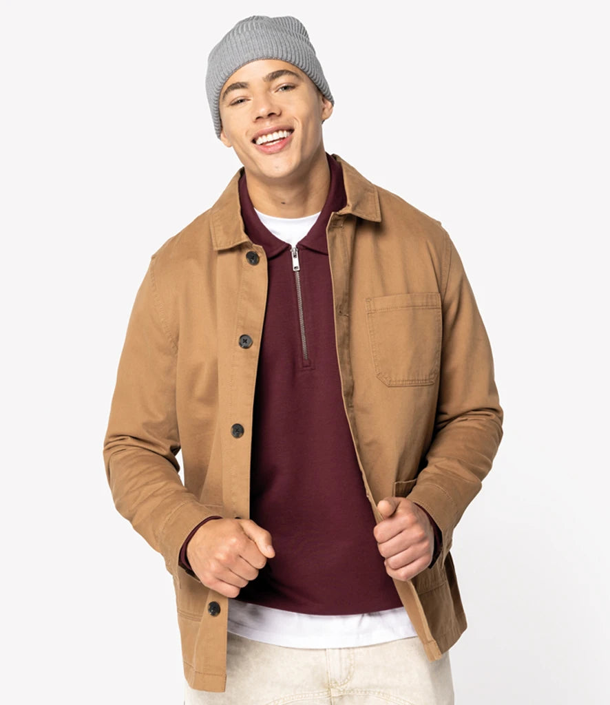 COOZO-Native Spirit Washed Effect Work Jacket