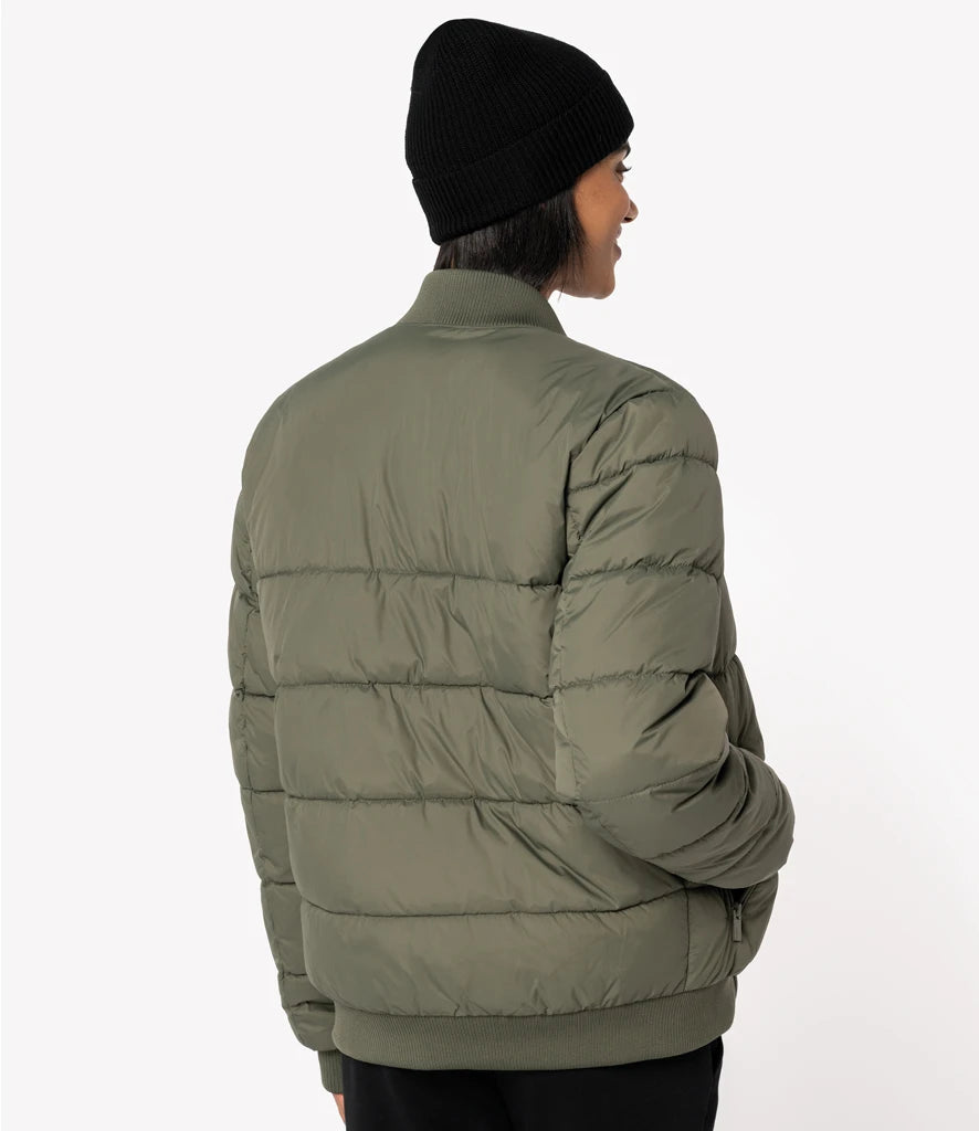 COOZO-Native Spirit Varsity Collar Padded Jacket