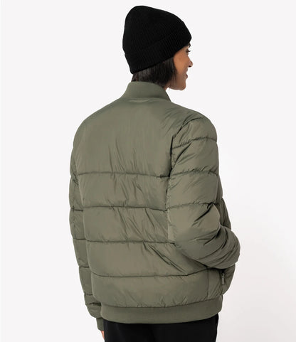 COOZO-Native Spirit Varsity Collar Padded Jacket