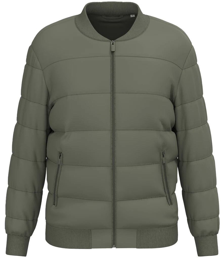 Native Spirit NS613 Varsity Collar Padded Jacket - COOZO