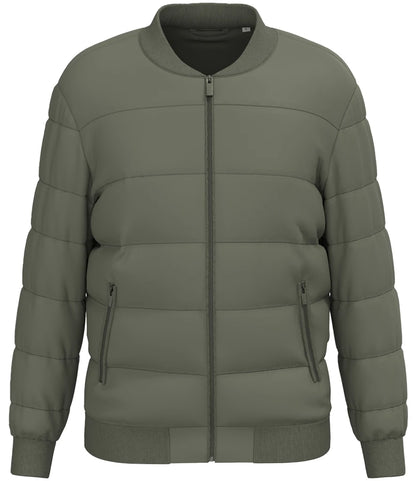 Native Spirit NS613 Varsity Collar Padded Jacket - COOZO