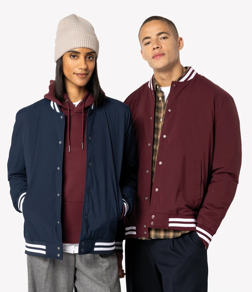 COOZO-Native Spirit Unisex Varsity Padded Jacket