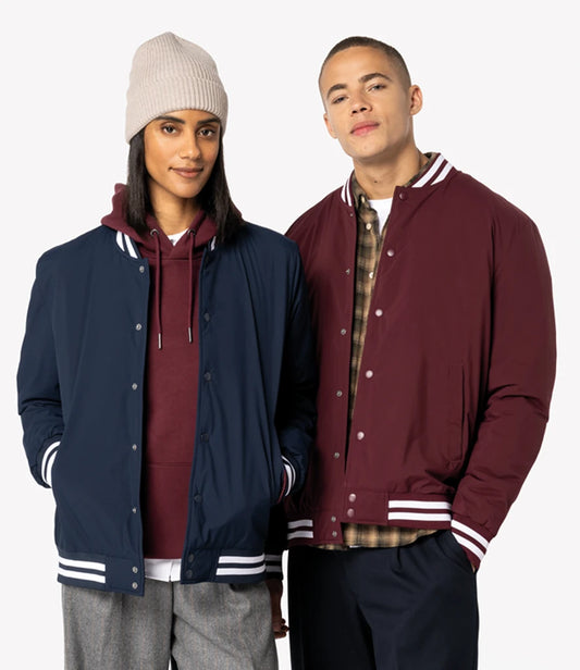 COOZO-Native Spirit Unisex Varsity Padded Jacket