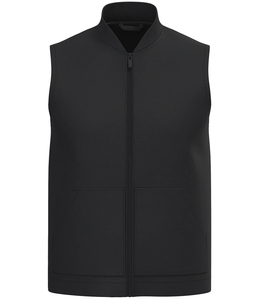 Native Spirit NS623 Unisex Twill Bodywarmer With Varsity Collar - COOZO