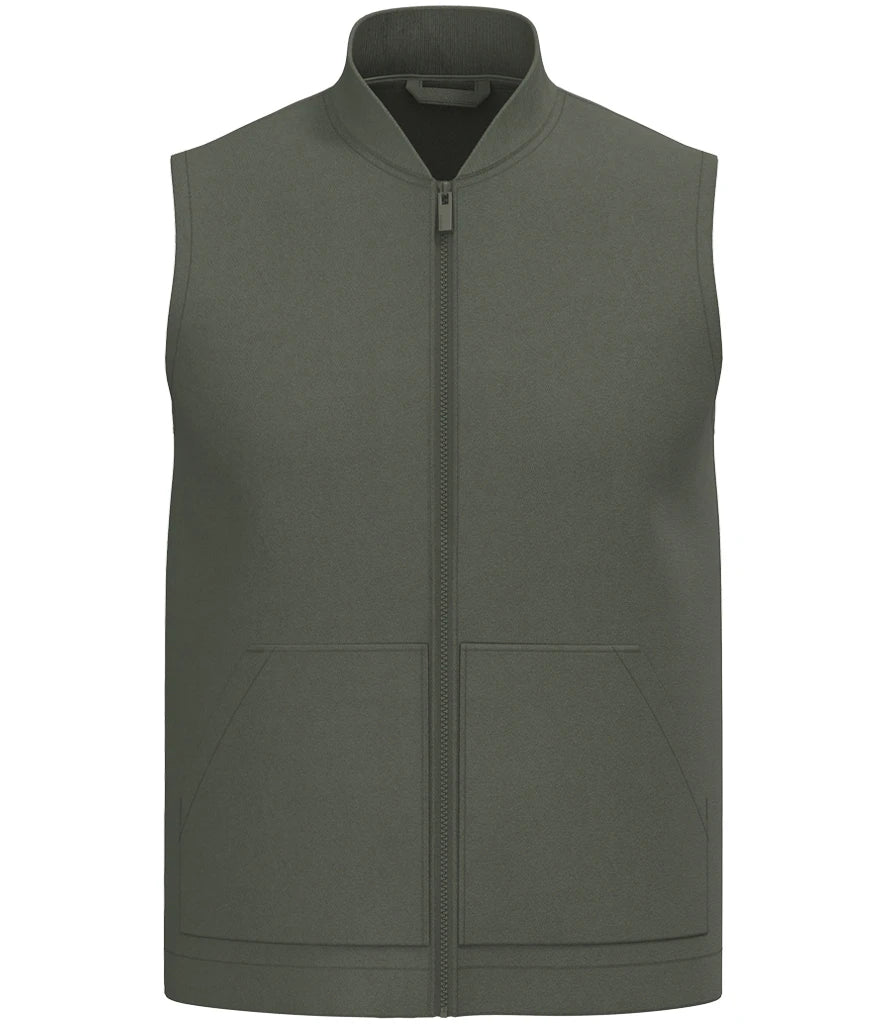Native Spirit NS623 Unisex Twill Bodywarmer With Varsity Collar - COOZO