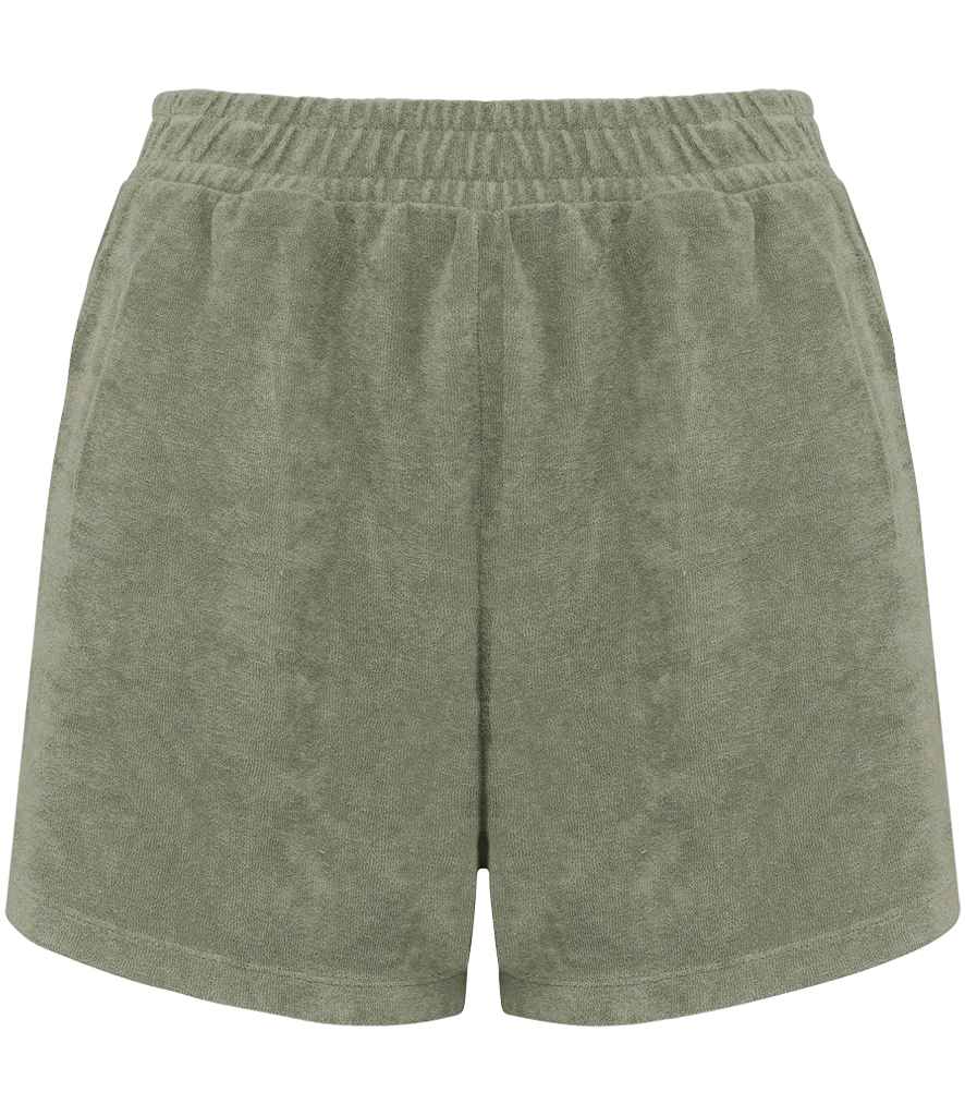 Native Spirit NS728 Ladies Terry Towel Shorts Towelling fabric - COOZO