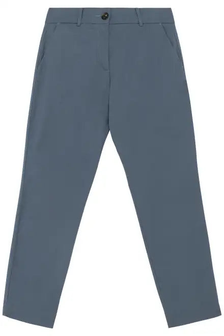 Native Spirit NS737 Ladies Chino Trousers Straight fit Belt loops Stretch twill with peach finish - COOZO