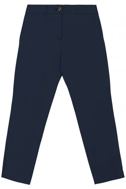 Native Spirit NS737 Ladies Chino Trousers Straight fit Belt loops Stretch twill with peach finish - COOZO