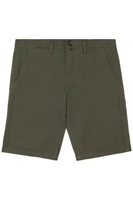 Native Spirit NS738 Chino Shorts Belt loops Stretch twill with peach finish