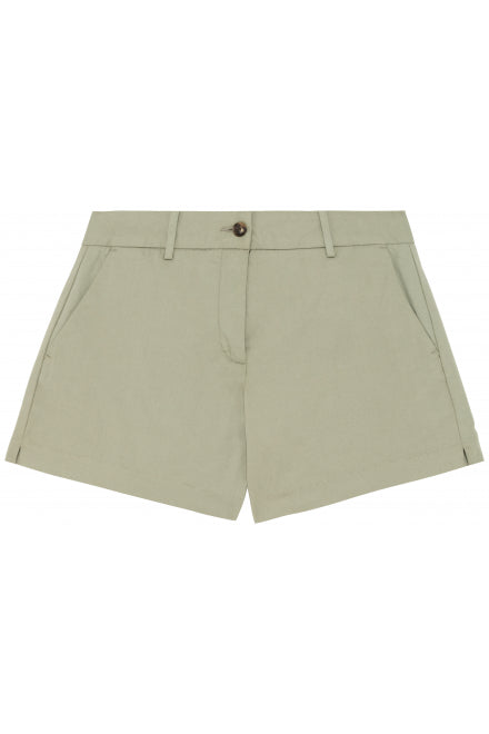 Native Spirit NS739 Ladies Chino Shorts Belt loops - COOZO