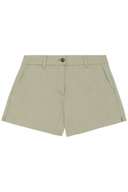 Native Spirit NS739 Ladies Chino Shorts Belt loops - COOZO