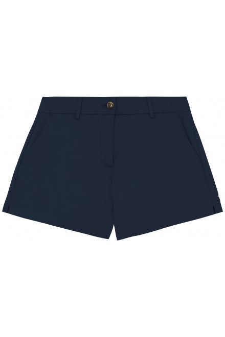Native Spirit NS739 Ladies Chino Shorts Belt loops - COOZO