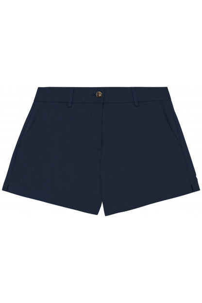 Native Spirit NS739 Ladies Chino Shorts Belt loops - COOZO