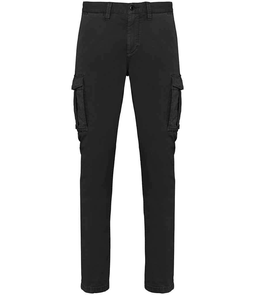 Native Spirit NS740 Washed Cargo Trousers Twill fabric - COOZO