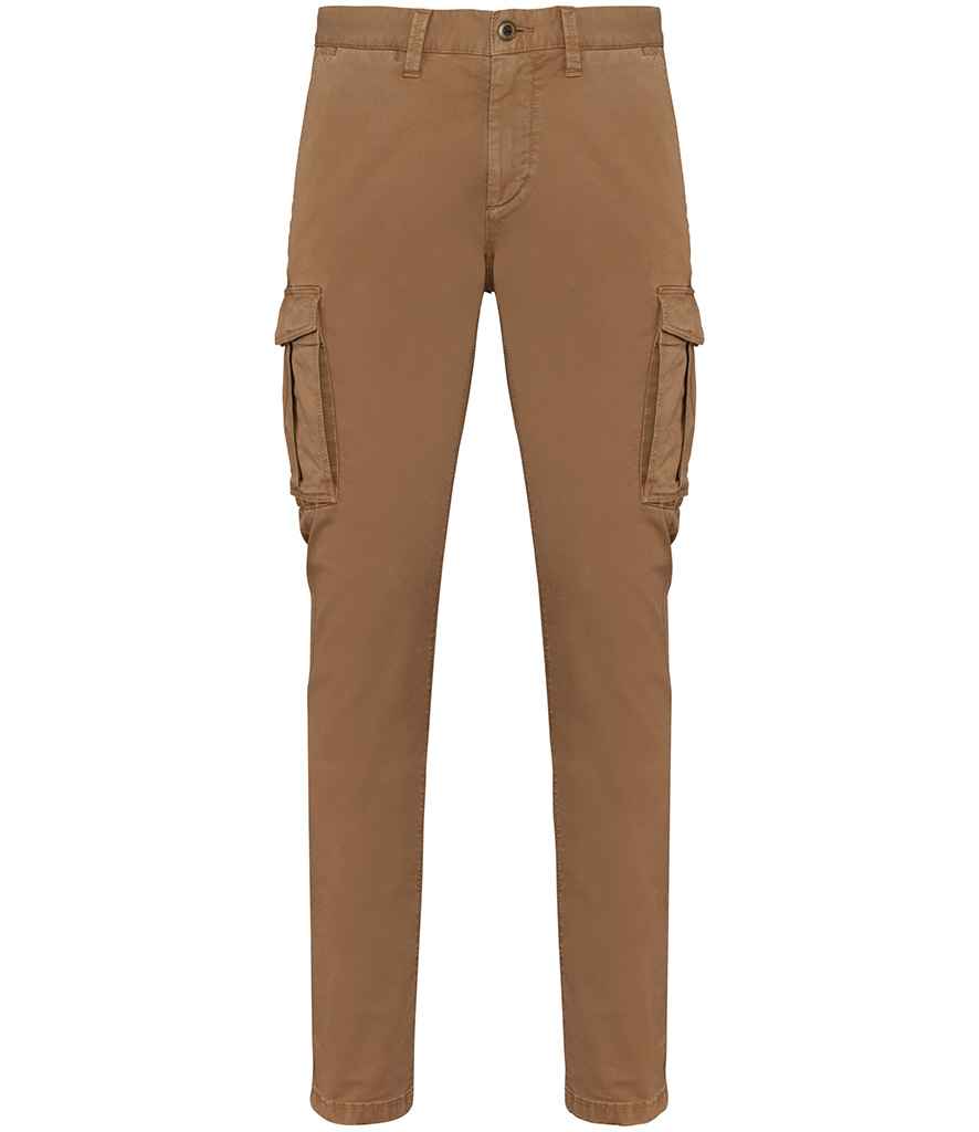 Native Spirit NS740 Washed Cargo Trousers Twill fabric - COOZO