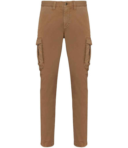 Native Spirit NS740 Washed Cargo Trousers Twill fabric - COOZO
