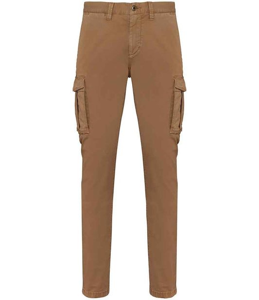 Native Spirit NS740 Washed Cargo Trousers Twill fabric - COOZO