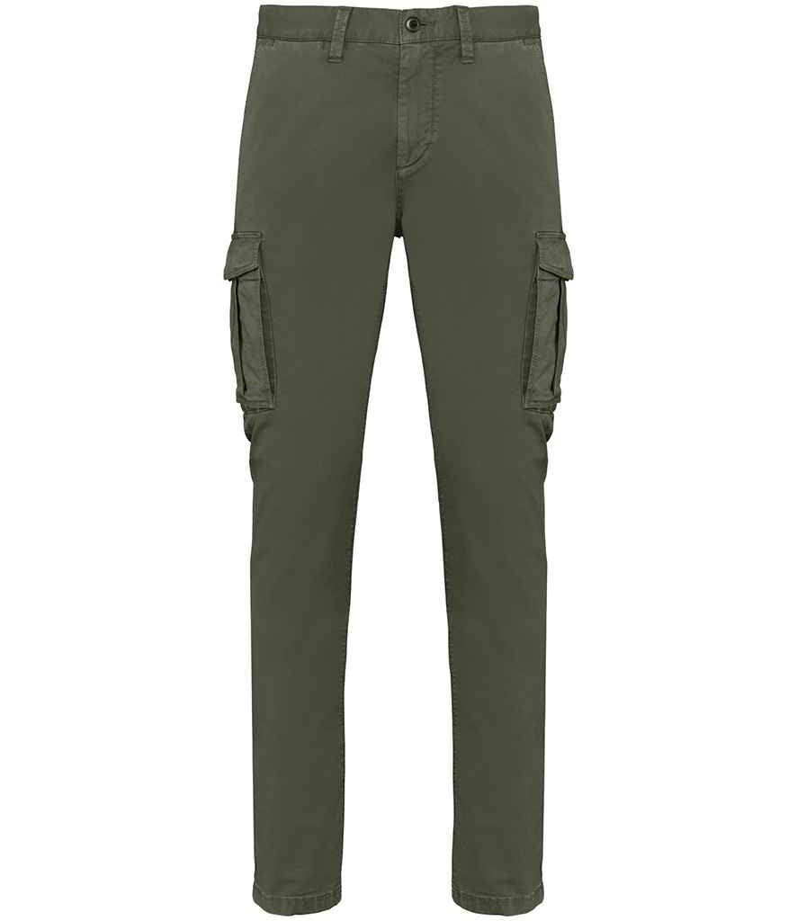 Native Spirit NS740 Washed Cargo Trousers Twill fabric - COOZO