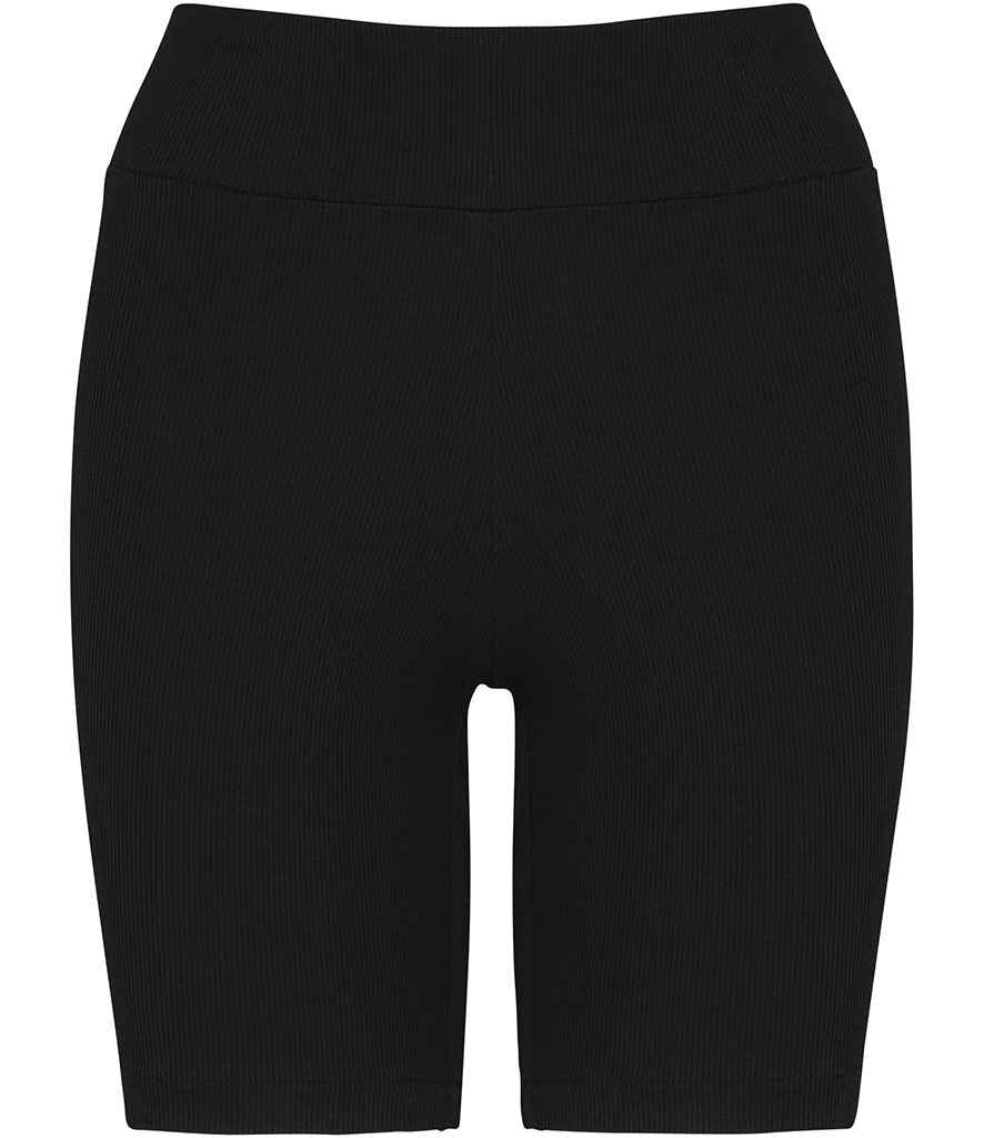 Native Spirit NS744 Ladies Ribbed Shorts - COOZO