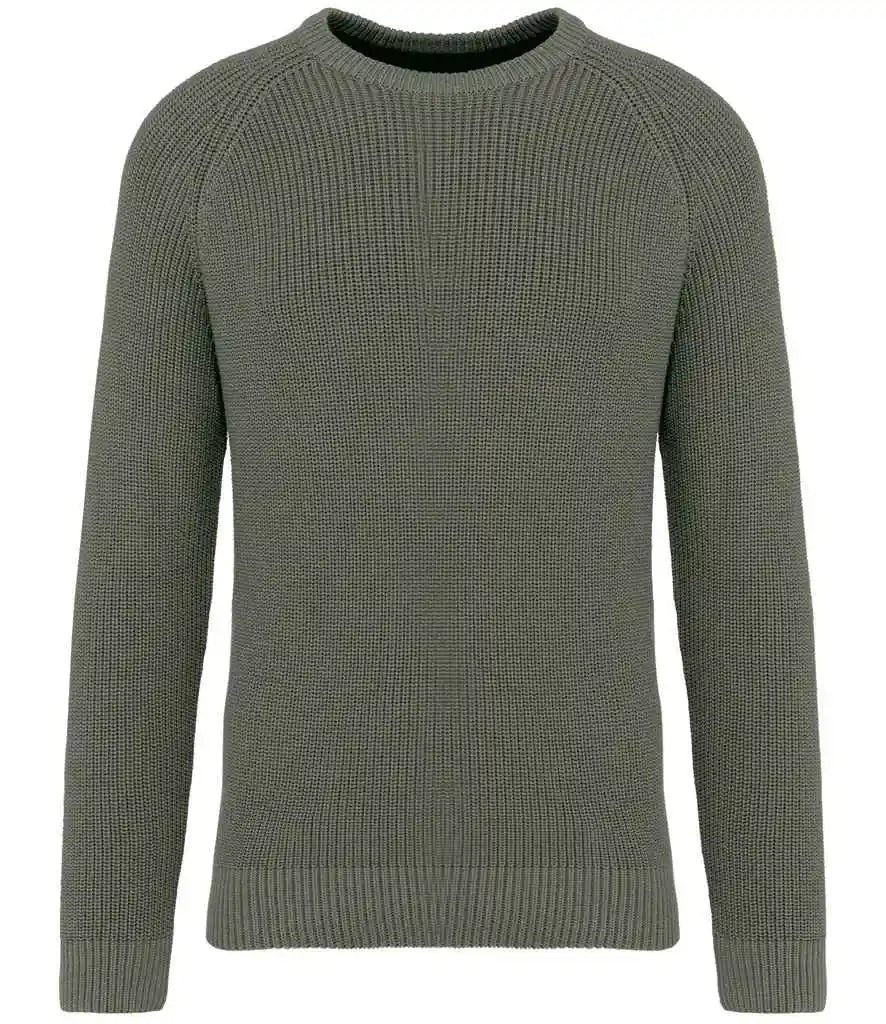 Native Spirit NS911 Chunky Knit Sweater Raglan sleeves Fully fashioned knit - COOZO