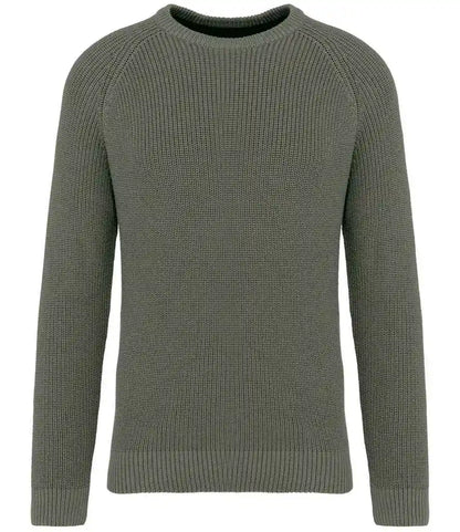 Native Spirit NS911 Chunky Knit Sweater Raglan sleeves Fully fashioned knit - COOZO