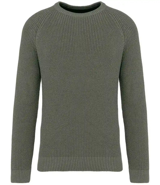 Native Spirit NS911 Chunky Knit Sweater Raglan sleeves Fully fashioned knit - COOZO