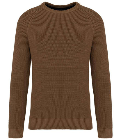 Native Spirit NS911 Chunky Knit Sweater Raglan sleeves Fully fashioned knit - COOZO