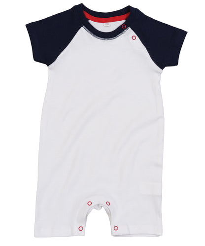 BabyBugz BZ41 Baby Baseball Playsuit - COOZO