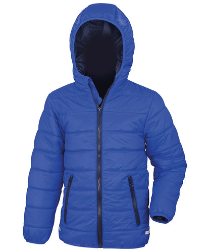 Result R233JY Children's Soft Padded Jacket 100% Polyester Showerproof windproof Super soft lightweight and warm - COOZO