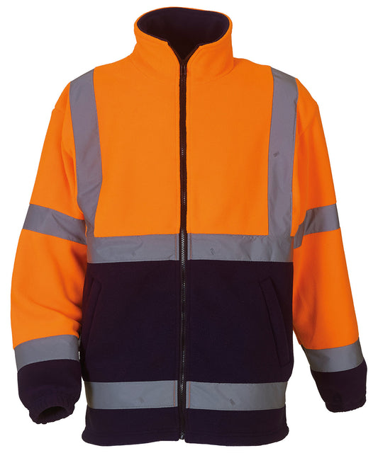 Yoko HVK08 Unisex Hi-Vis Heavyweight Fleece Jacket - COOZO