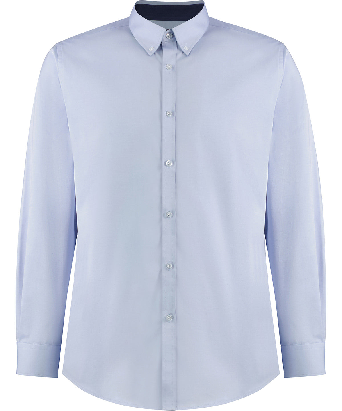 Kustom Kit KK190 Tailored Fit Long Sleeve Premium Contrast Oxford Button Down Collar Shirt - COOZO