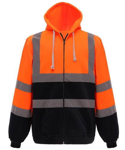 Yoko HVK07 Hi-Vis Zipped Hoodie - COOZO
